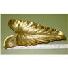 Bronze Calla Lily Leaf Sculpture Vase Bowl #2127886