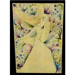Fairy Surrealist Psychedelic Oil Painting girl #2127910