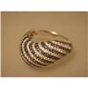 Image 1 : Ring  18ct  Saphire  &  Diamond   #2137529