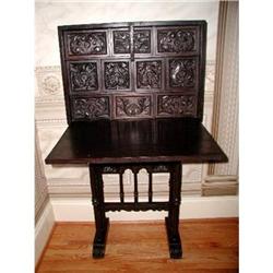 French Desk Rent Taxes Early 18th C Rare #2137568