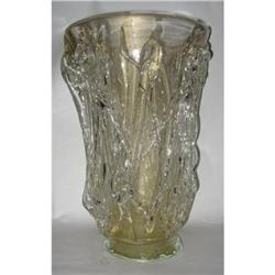 Signed Murano Hand Blown Glass Vase #2137583