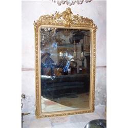 Large French 19th Century Gold Mirror #2137685