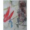 Image 1 : Roberto Matta Pastel Drawing W/Documents. #2137687