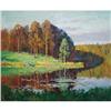 "Evening on lake" - Russian traditions school #2137725