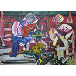 Romare Bearden S/N Lithograph, Louisiana #2137797