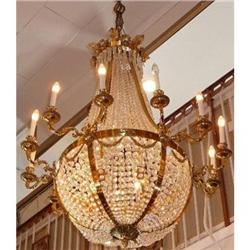 Empire Style Crystal Chandelier #2137856