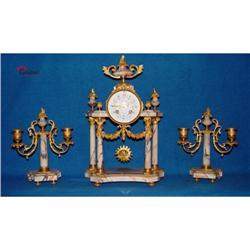 Exclusive and Gorgeous  Bronze Clock Set !! #2137876