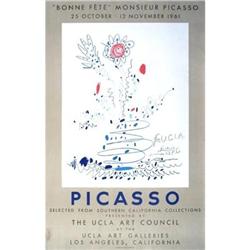 Picasso  Original lithograph in Color  for UCLA#2137884