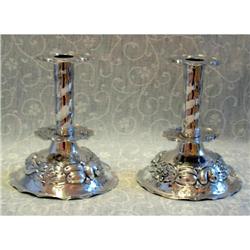 Silver candlesticks 17th style #2137906