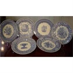 Spode Set of 6 Victorian Plates  #2137914