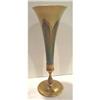 Tiffany Pulled Feather Trumpet Vase Bronze Base#2137935
