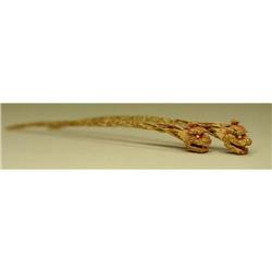 A Pair Ming Dynasty Gold Dragon Ornament #2137946