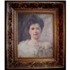 Image 1 : Oil on Canvas Portrait of Young Woman #2137973