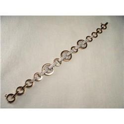 14K WG Pink Rose Gold 1 CT Diamond Bracelet #2137994