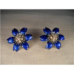 18K WG Hidalgo Floral Diamond Jacket Earrings  #2138000