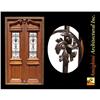 Antique, Double entry door with wrought iron, #2138036