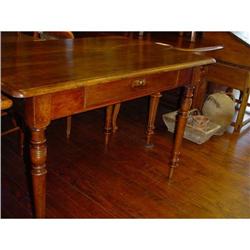 French farm table with drawer, circa 1850 #2138052