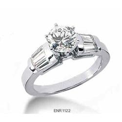 14K WG Diamond Engagement Ring Setting #2138061