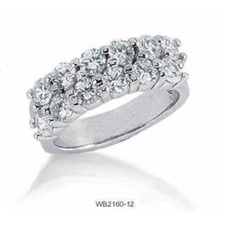 white gold DIAMOND wedding band #2138063