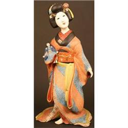 Japanese Antique Ceramic Sculpture of Maiko #2138102