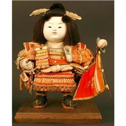 Momotaro the Peach Boy, Japanese Antique Doll #2138135