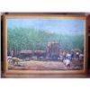 Haitian Painting by Simeon Michel - 40" x 60". #2138171