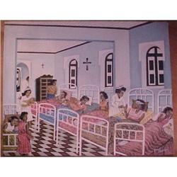 Haitian Painting by Henry Thezume - 24  x 30   #2138173