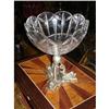 Baccarat Crystal bowl fine bronze  stand  #2138216