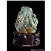 Chinese Jade Plum Flower Birds Carved Display #2138227