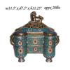 Vintage Chinese Bronze Cloisonné Incense Burner#2138233