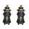 Pair Chinese Zitan Jade Pagoda Tower Displays #2138253