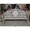 Italian cast iron painted Garden Bench #2138261