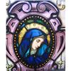 Image 1 : Stained Window with the Face of Mary with tears#2138292