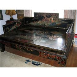 Painted huge chinese bed 18 century #2138299