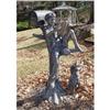 Image 1 : Bronze Mailbox Sculpture Boy w Book Dog Tree #2138304