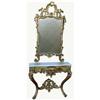 Image 1 : 19c Victorian Vanity Mirror Console Pier Table #2138328