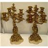 Image 1 : Nice 19c French Dore Bronze Cherub Candelabra #2138339