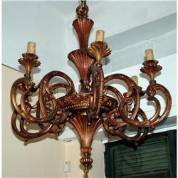 Quality huge  French Bronze Chandelier 6L #2138394