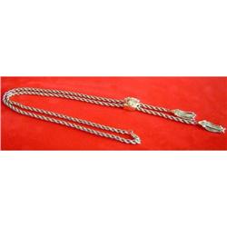 Antique Gold Rope Chain With Slide #2138409