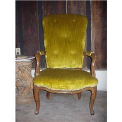 18th c French Louis 15th fauteuil arm chair  #2138483