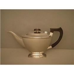 Teapot  Art-deco Sterling Silver England #2151546