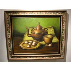 Still Life Oil Painting signed W. Kance #2151643