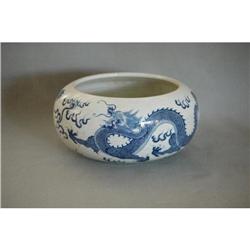 Chinese  blue  and  white  porcelain  brush #2151675