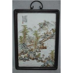 Chinese  Famille  Rose  Porcelain  Plaque #2151697