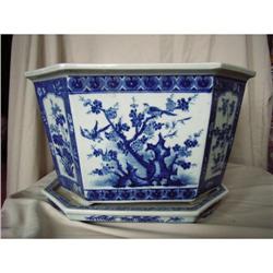 chinese porcelain square jardiniere #2151743