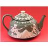 Image 1 : Schafer & Vater Green Jasperware Teapot #2151845