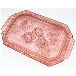 Walther Glass Pink ROSEN Dresser Tray #2151878