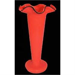 Red & Black Tango Glass Vase #2151886