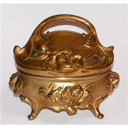 Ormolu Roses Art Nouveau Jewelry Casket  #2151901