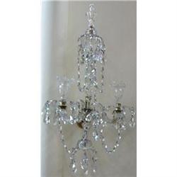 Pair of Crystal Sconces Wall Lights #2151975